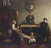 Sir William Orpen A Mere Fracture oil painting on canvas